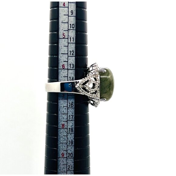 NWOT, Beautiful Labradorite stone on a 925 sterling silver band, size 7 - Picture 7 of 7